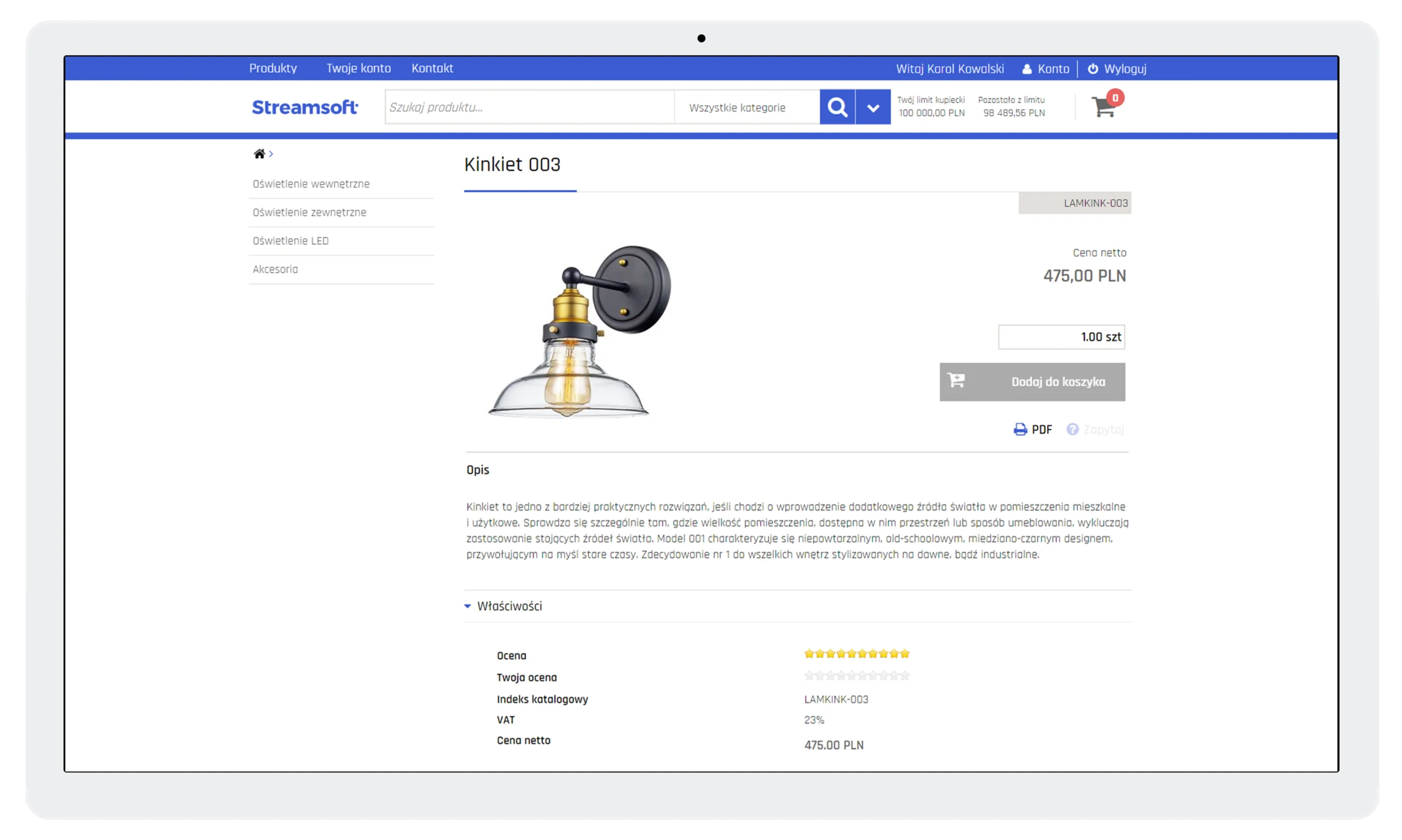 Aplikacja b2b 2 Streamsoft Kraków