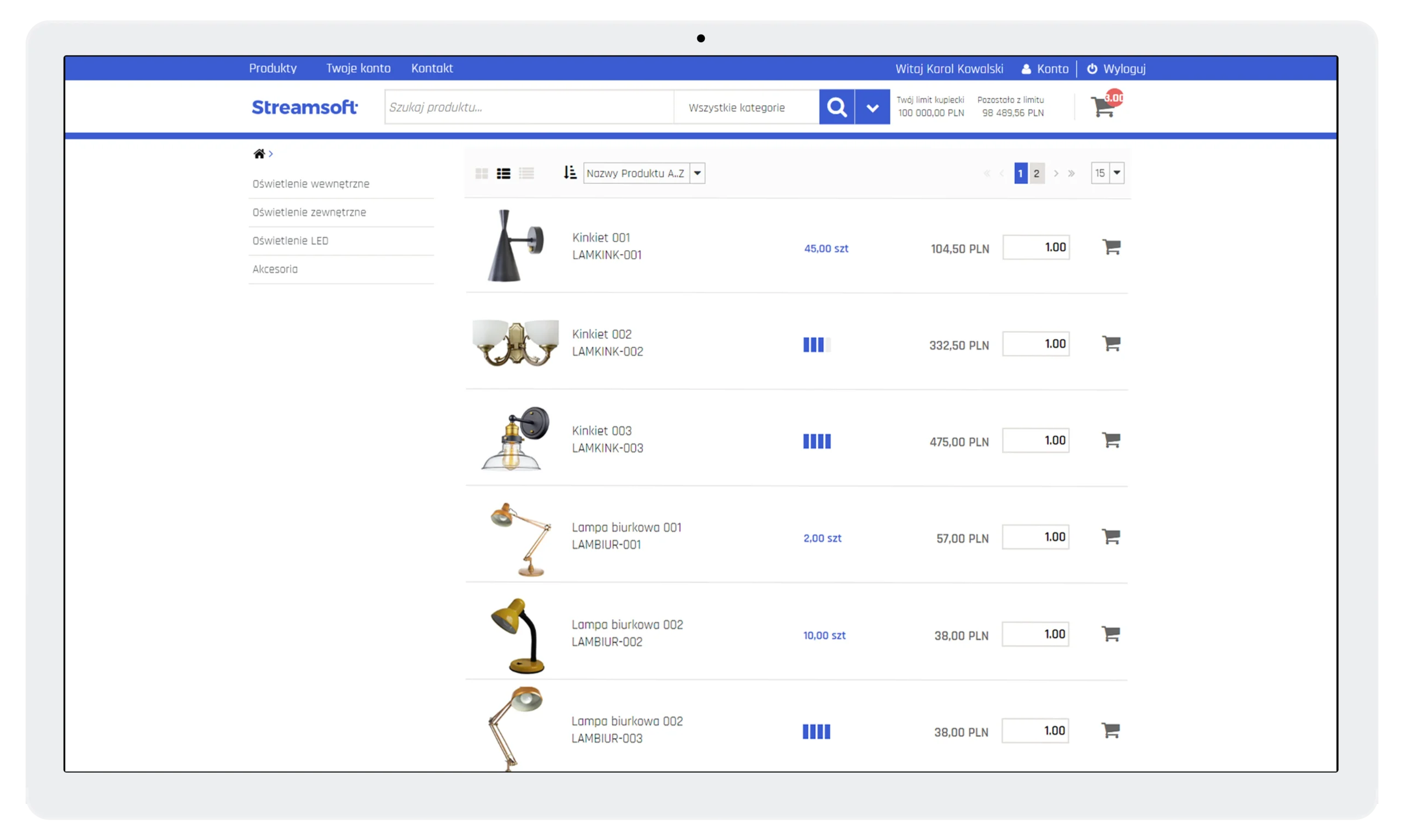 Aplikacja b2b 3 Streamsoft Kraków