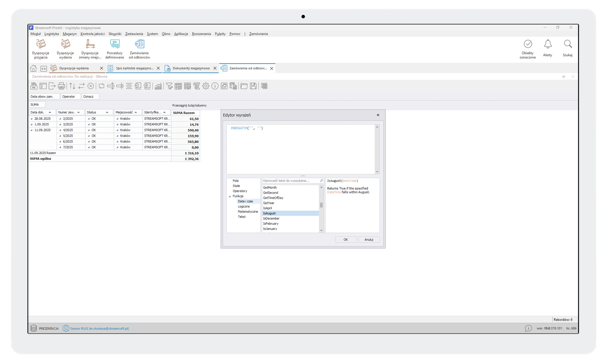 Aplikacja pivot 2 Streamsoft Kraków