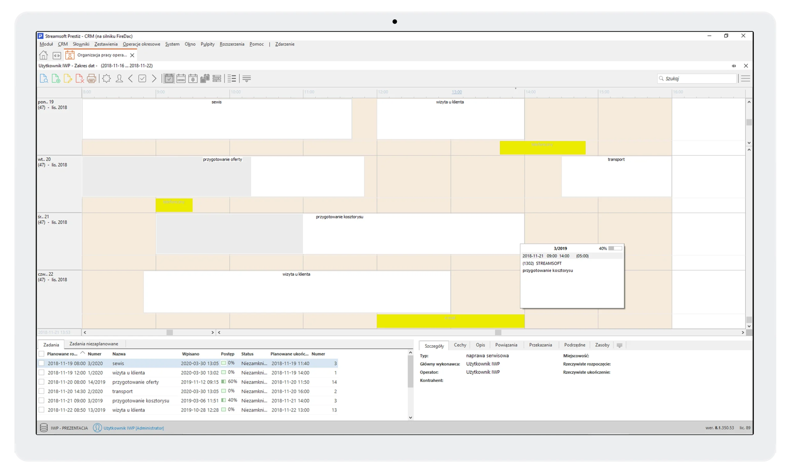 Moduł CRM 2 Streamsoft Kraków