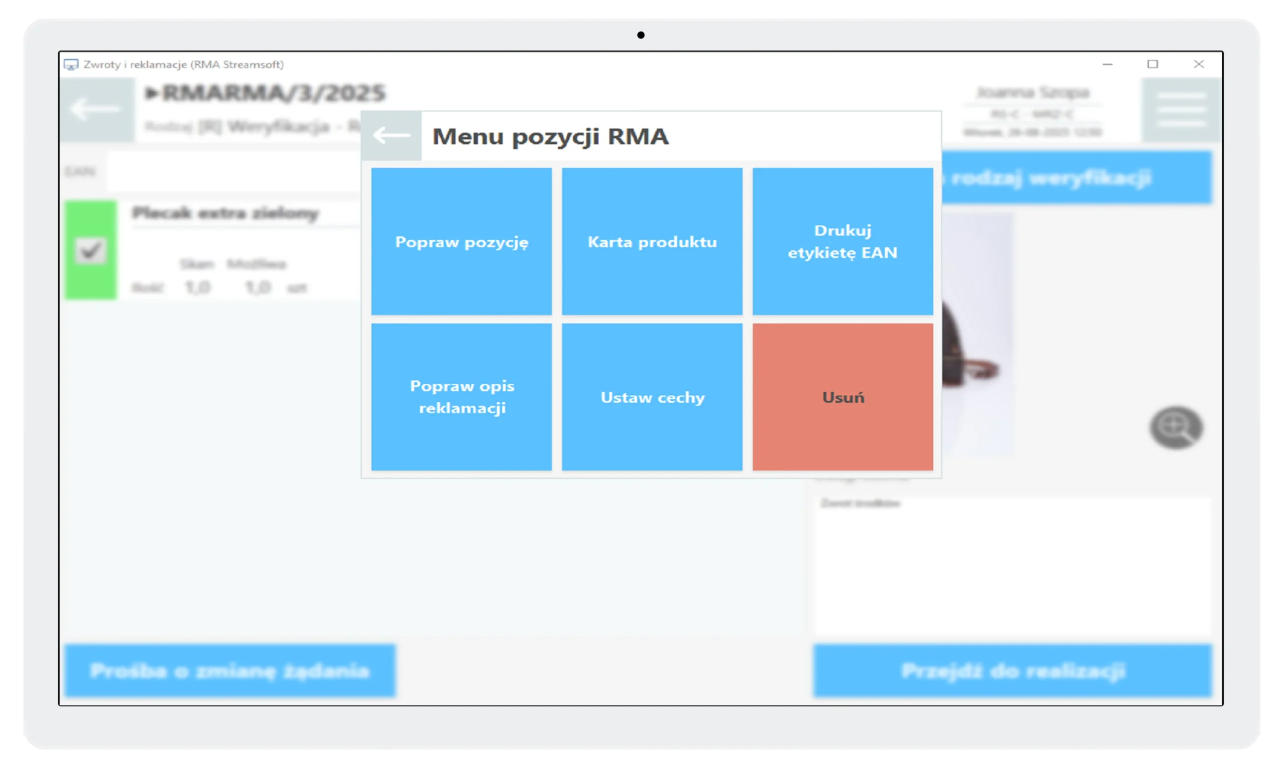 Moduł RMA 2 Streamsoft Kraków