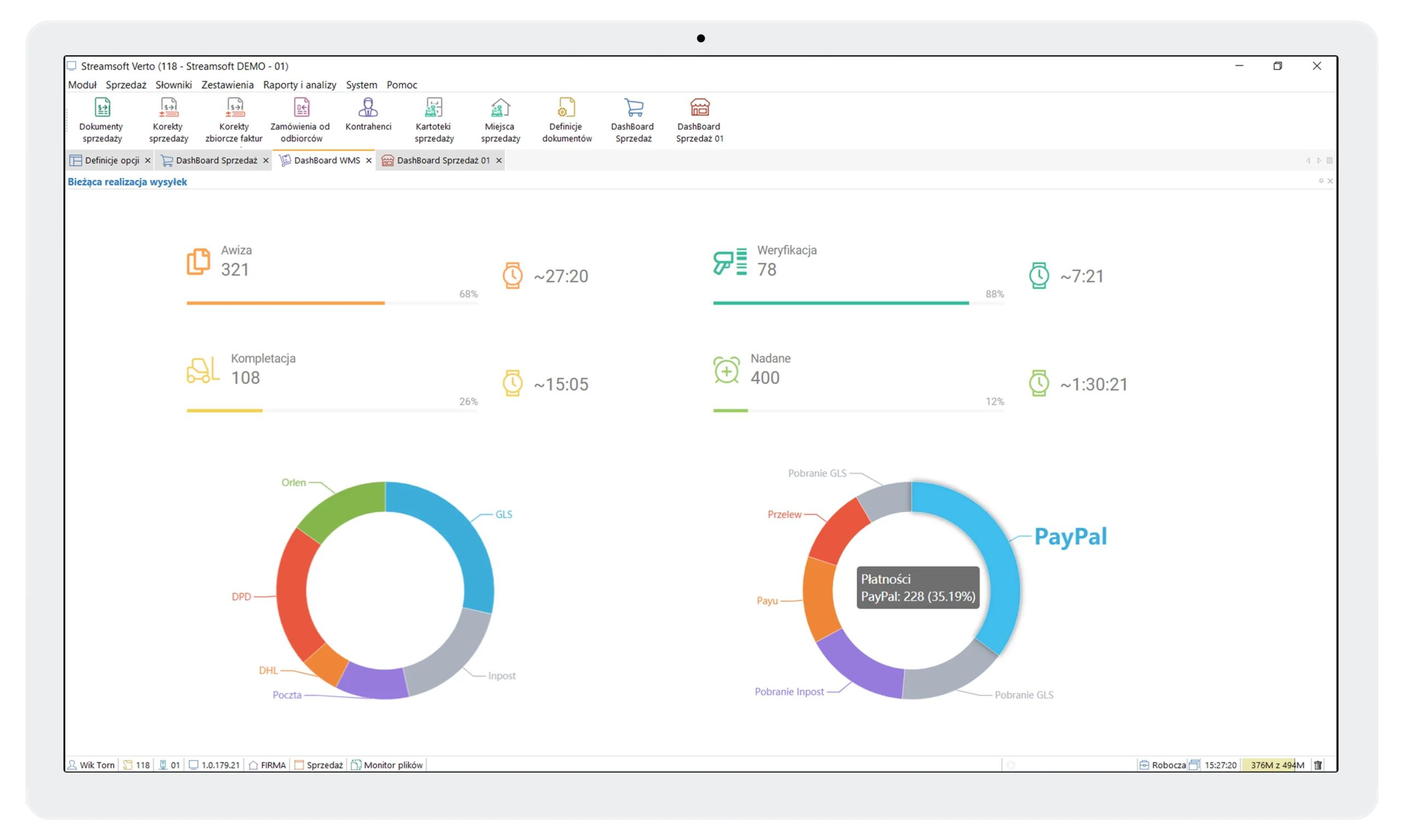 Moduł WMS 1 Streamsoft Kraków