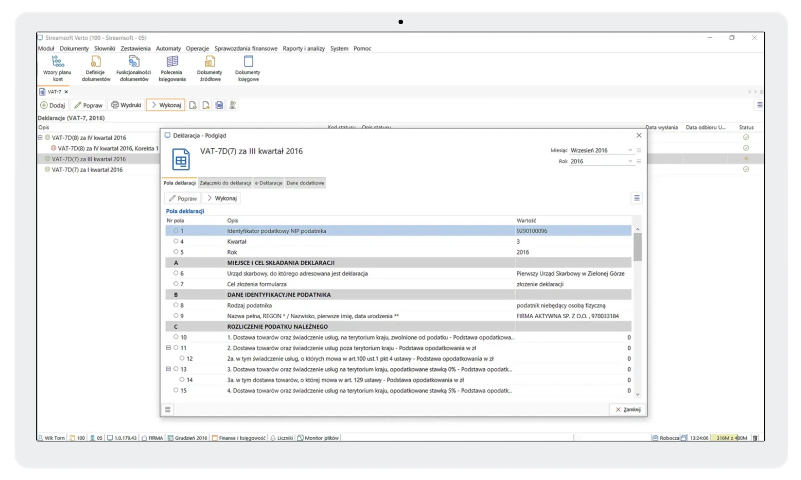 Moduł finanse i księgowość 3 Streamsoft Kraków