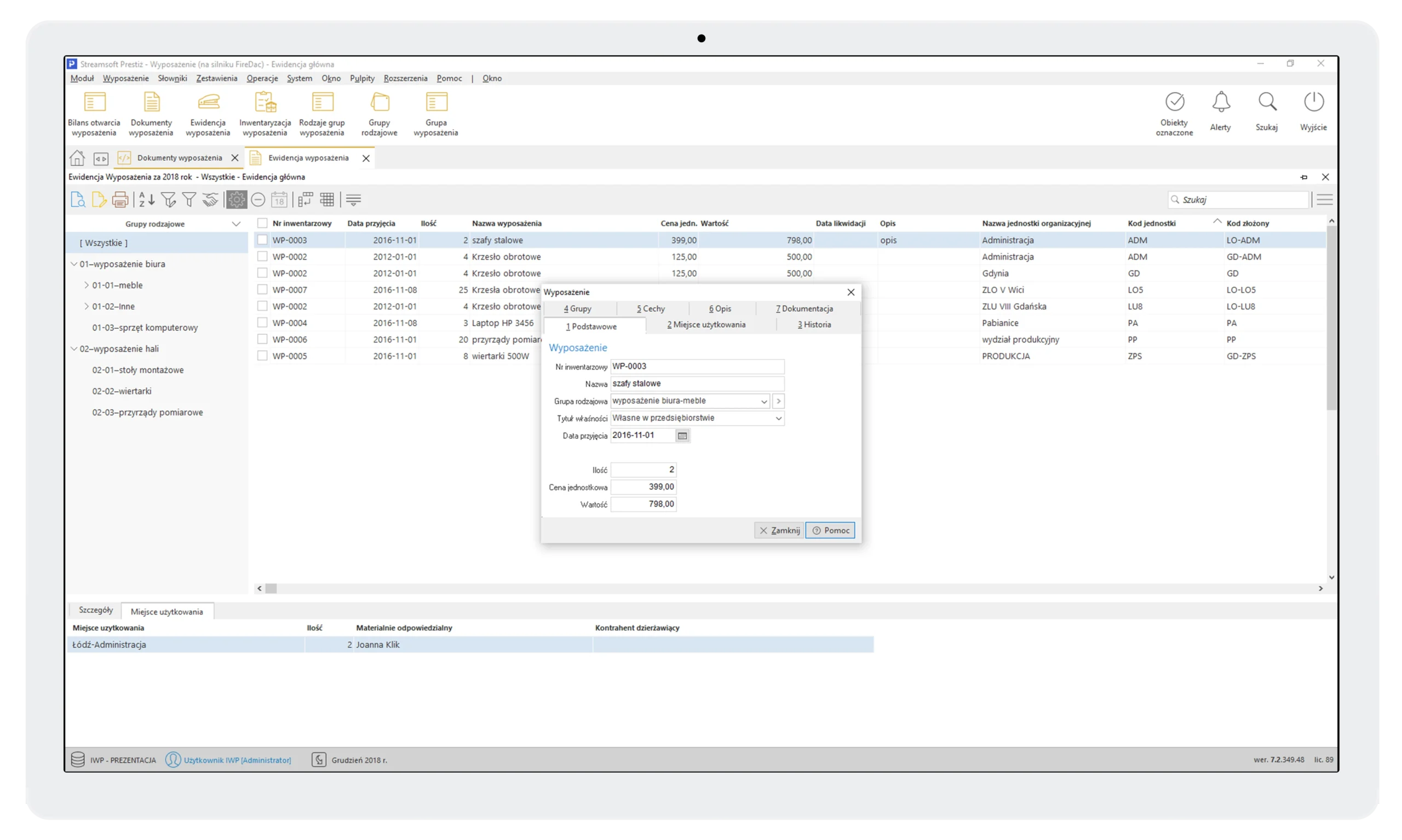 Moduł wyposażenie 1 Streamsoft Kraków