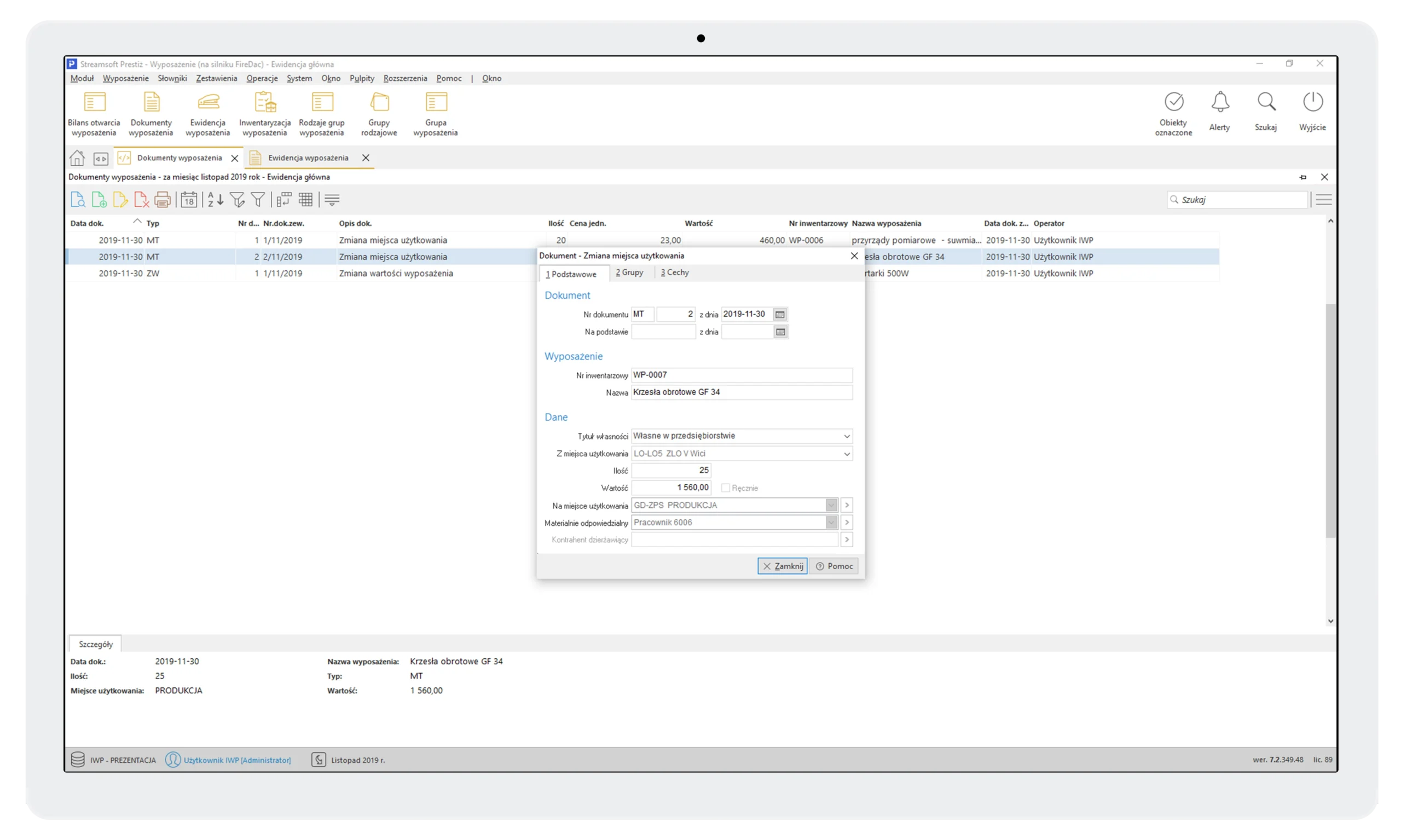 Moduł wyposażenie 2 Streamsoft Kraków