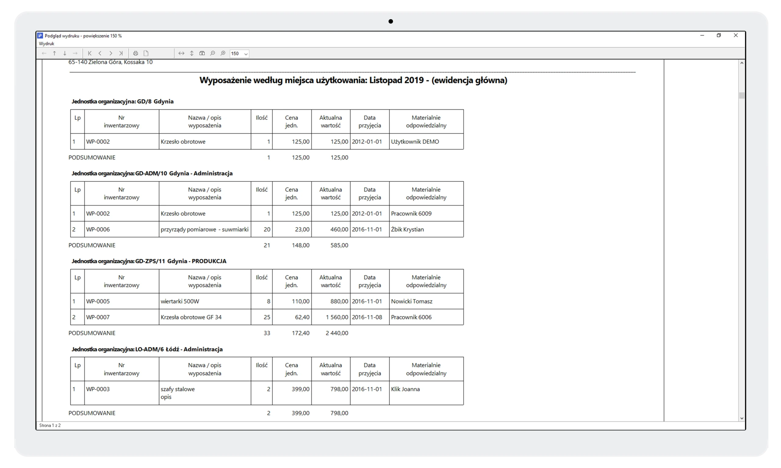 Moduł wyposażenie 3 Streamsoft Kraków